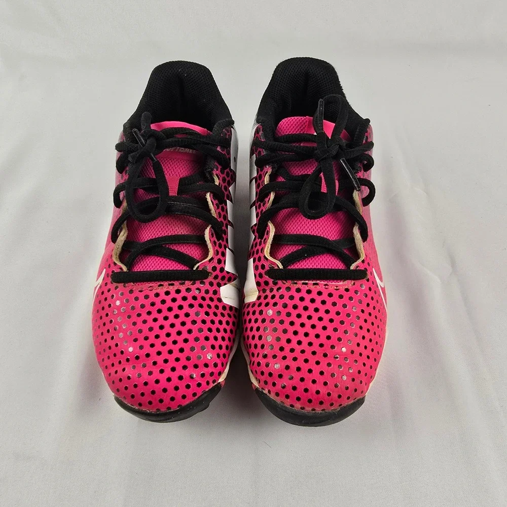 Nike Hyperdiamond 4 Keystone‎ Softball Cleats Kids 4.5Y Pink Black Low Top